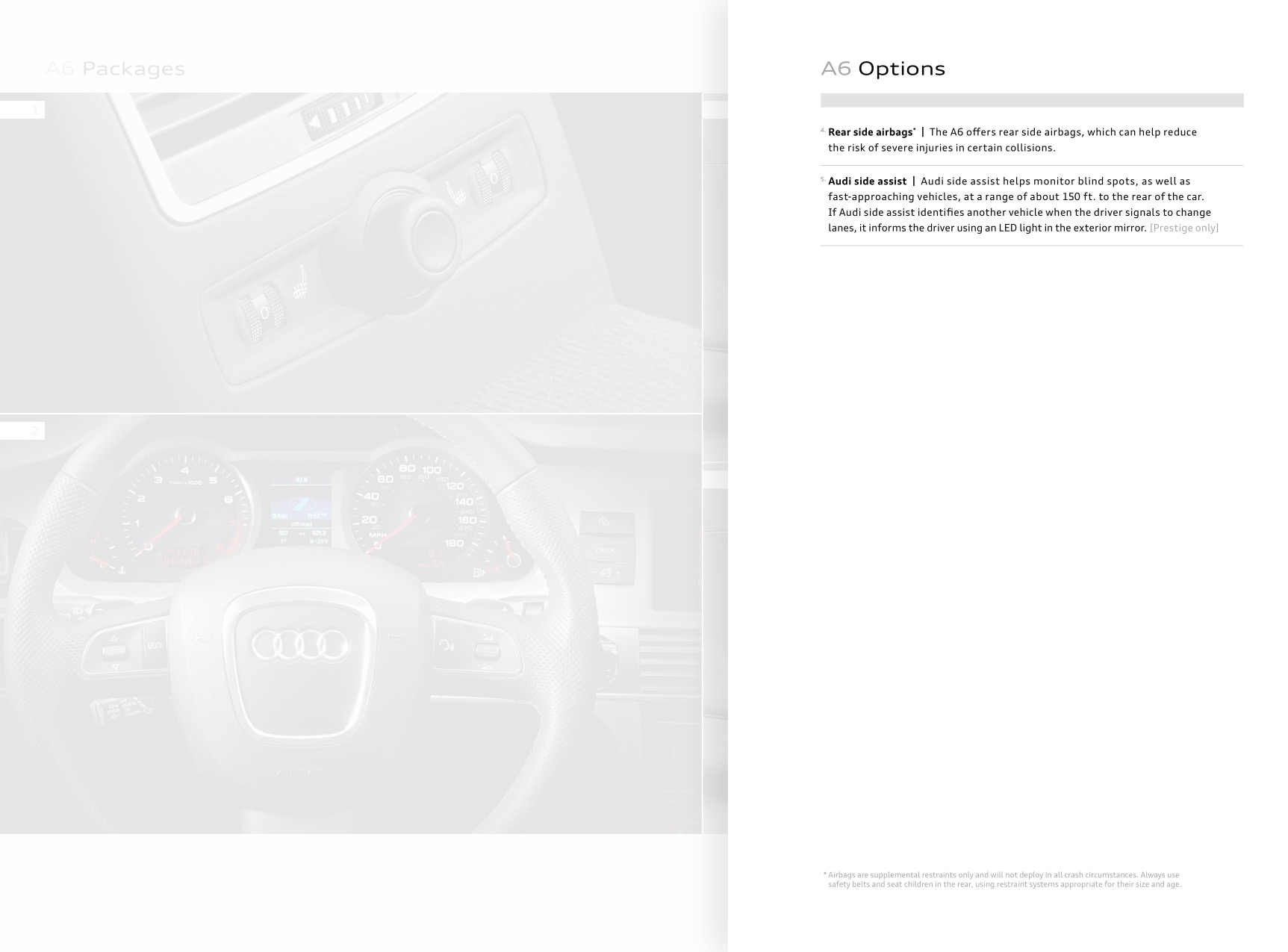 2011 Audi A6 Brochure Page 58